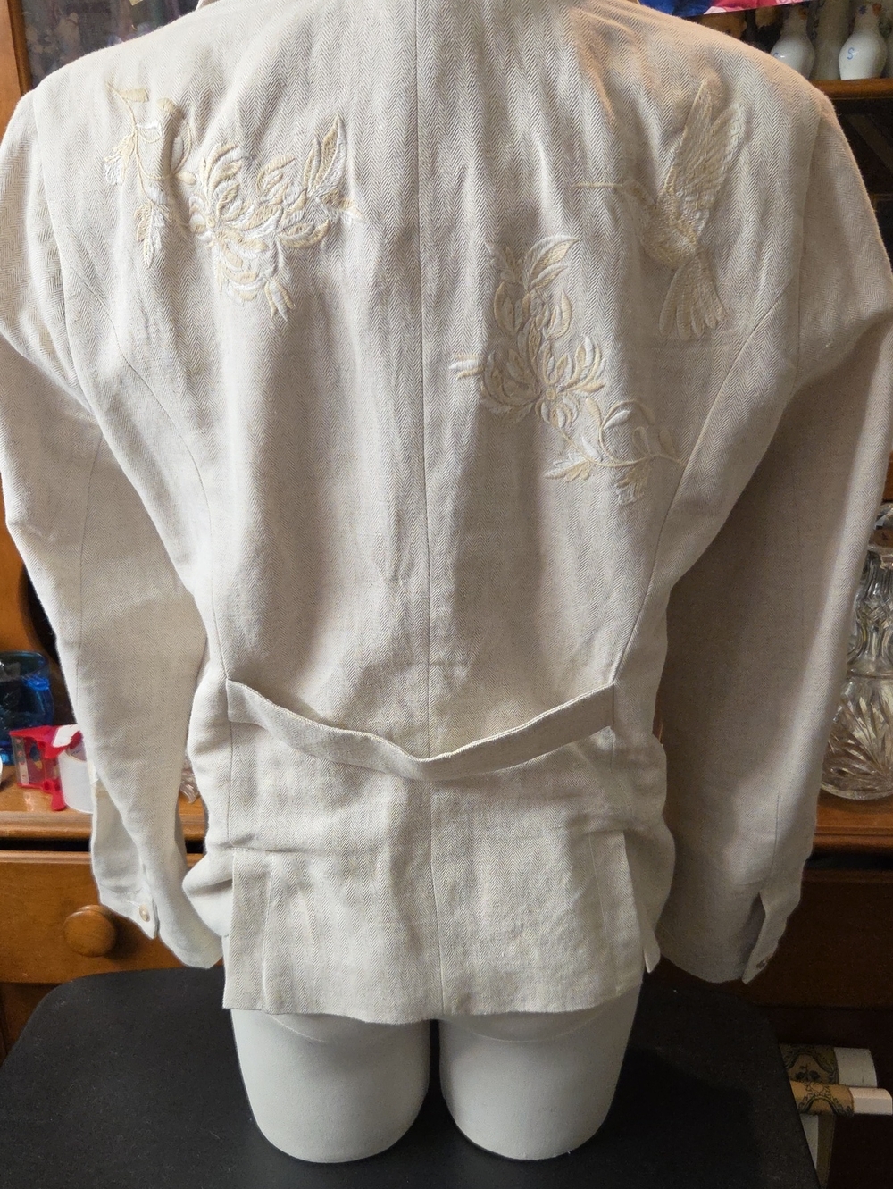 Sundance Monet Floral Linen Jacket